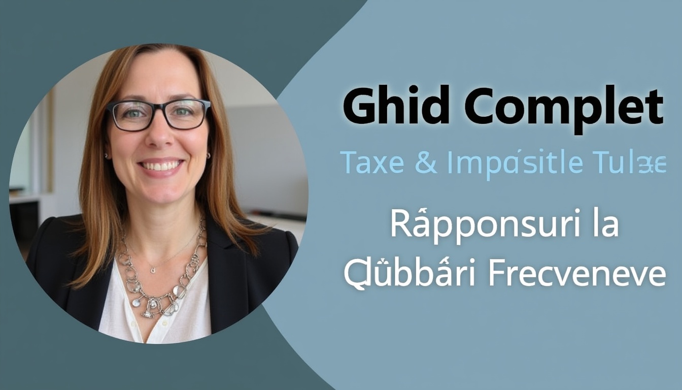 Harta României cu evidențierea orașului Tulcea, simbolizând plata taxelor și impozitelor locale.